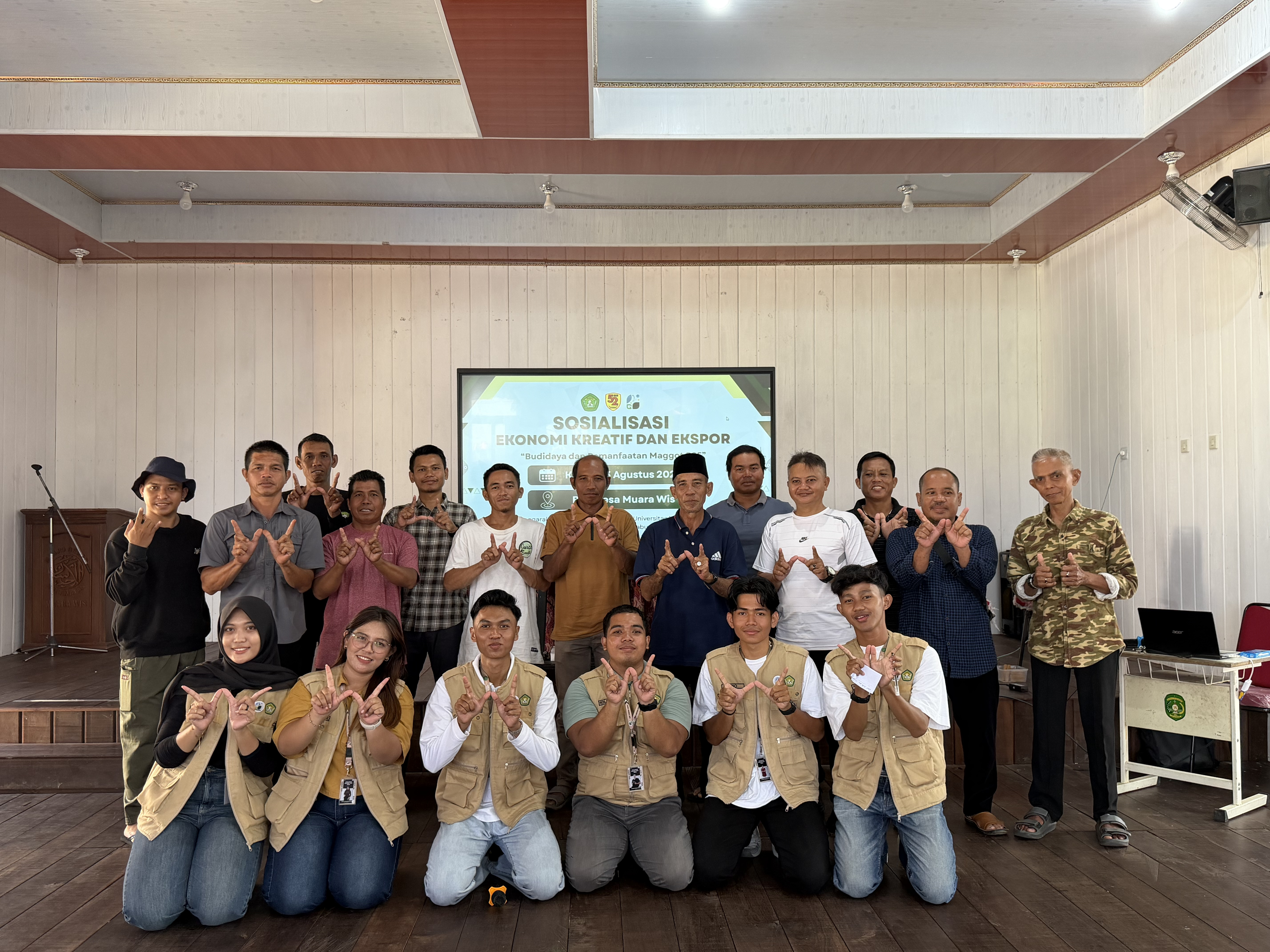 Sosialisasi Ekonomi Kreatif dan Ekspor dengan tema “Budidaya dan Pemanfaatan Maggot BSF”