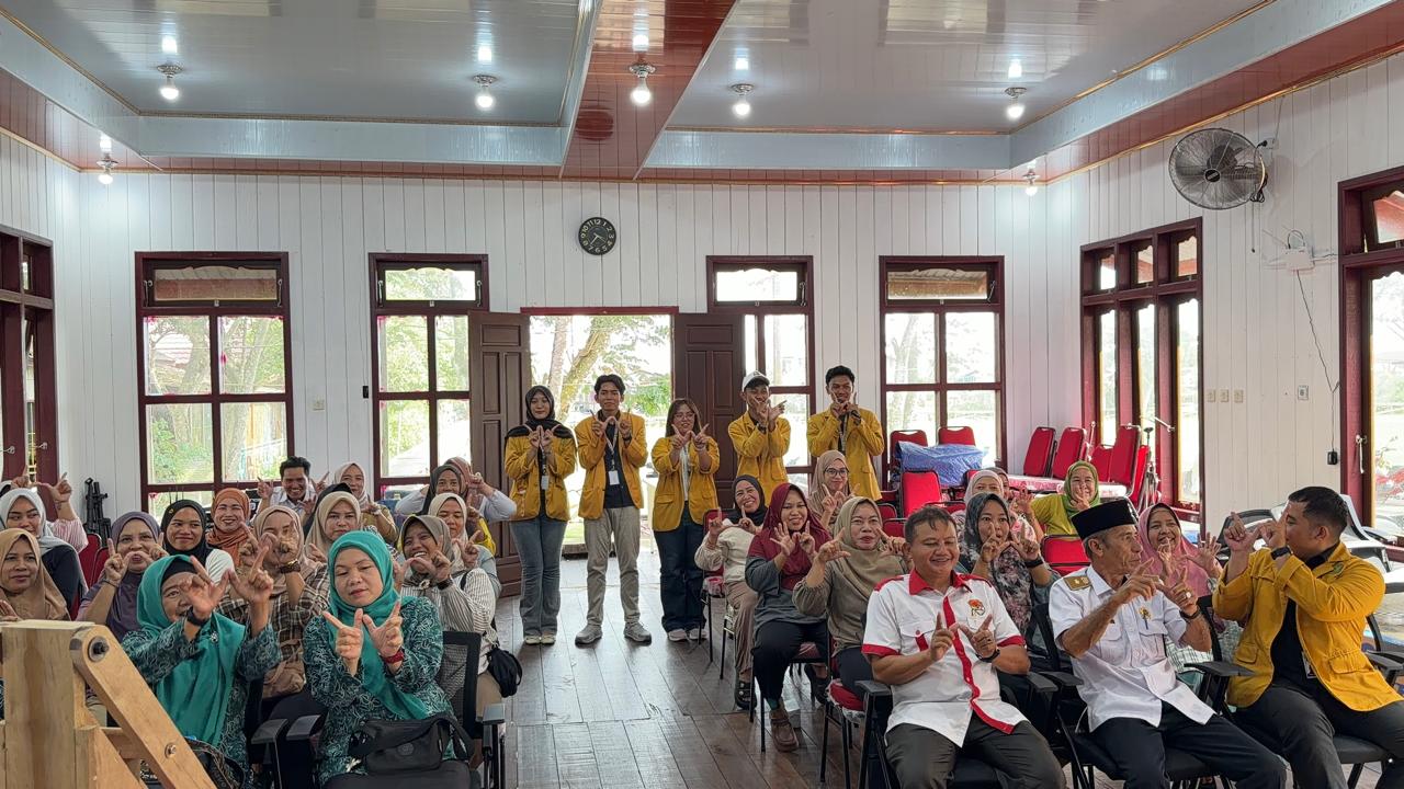 Sosialisasi Sanitasi Lingkungan dengan mengusung tema “Etam Memilah”.