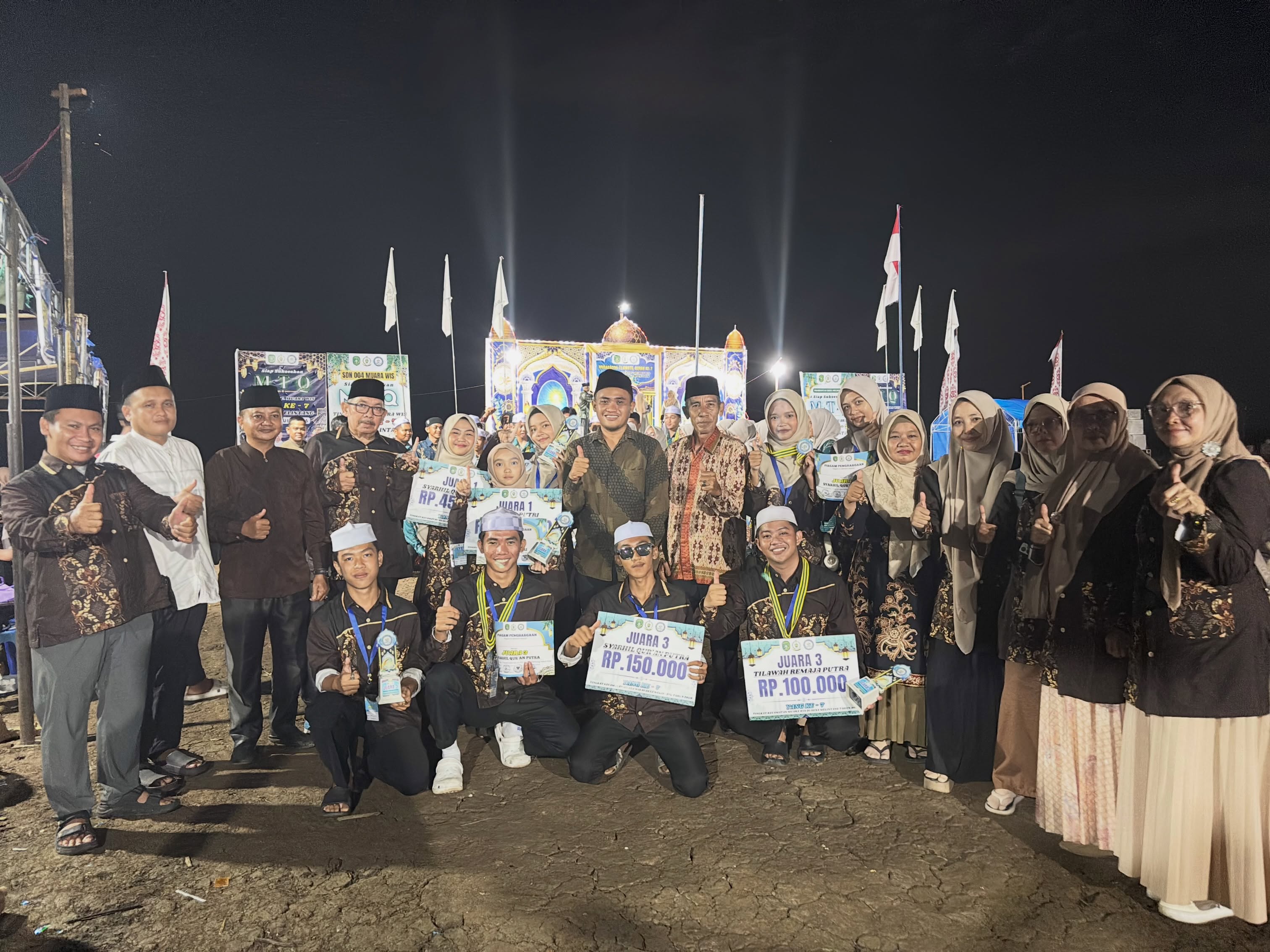 Kafilah Desa Muara Wis Raih Prestasi pada MTQ ke-VII Tingkat Kecamatan